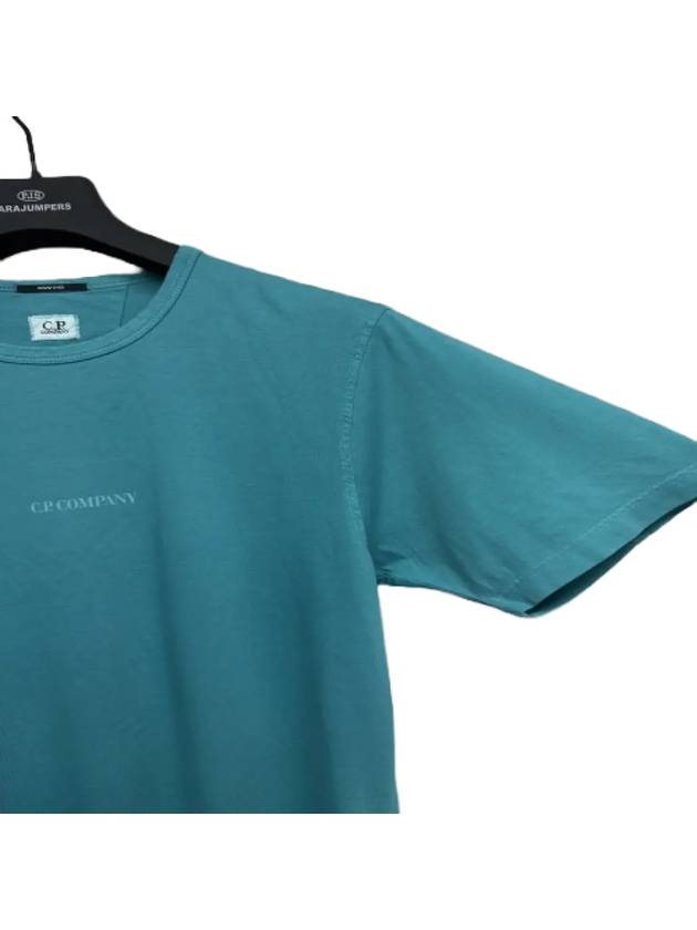 114CMTS142A 005431R 825 Logo Tee Blue CP company - CP COMPANY - BALAAN 2