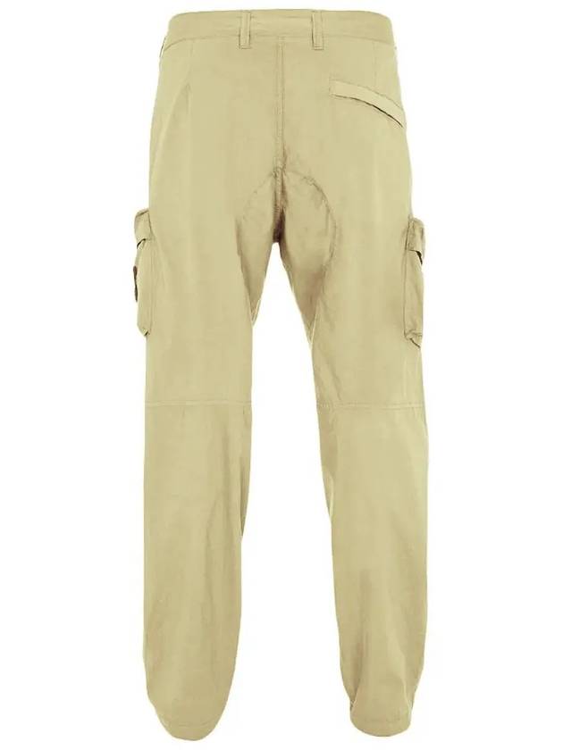 Stretch Cotton Tela Paracadute Cargo Pants Beige - STONE ISLAND - BALAAN 4