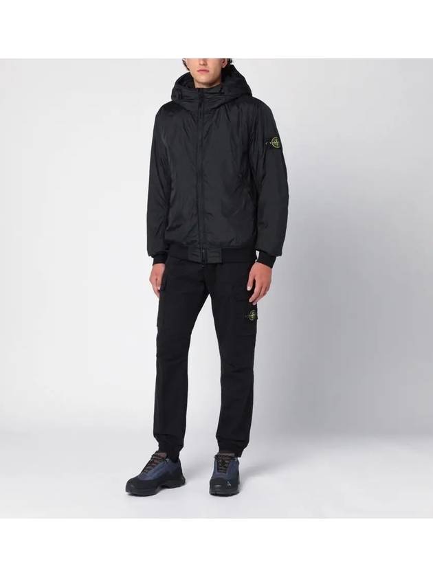 Crinkle Reps R NY Padding Black - STONE ISLAND - BALAAN 6