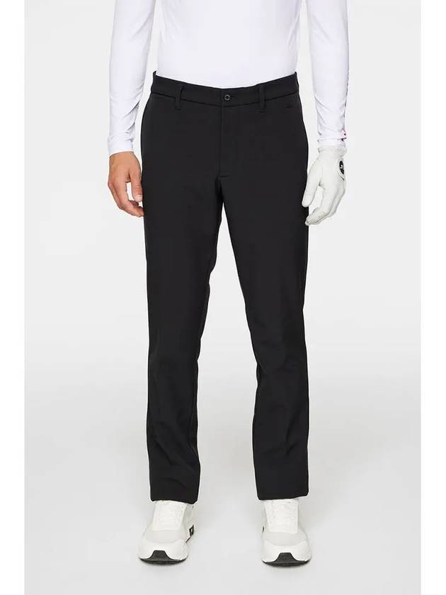 Men s Elote Bonded Fleece Golf Pants Black GMPA11048 9999 - J.LINDEBERG - BALAAN 4