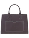 Frances Small Leather Tote Bag Brown - BURBERRY - BALAAN 4