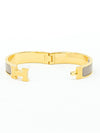 Clic H Bracelet Gold Marron Glace - HERMES - BALAAN 6