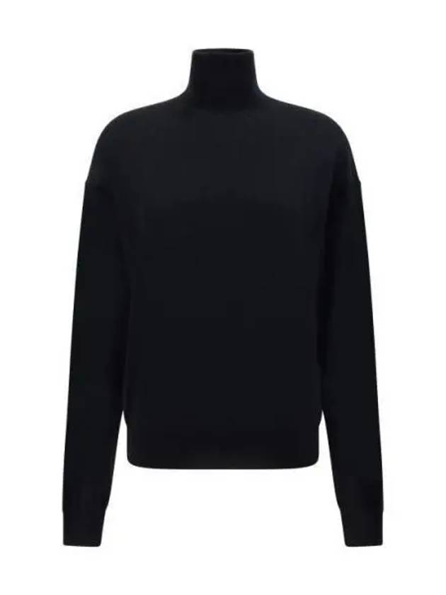 Cassandre Turtleneck Black - SAINT LAURENT - BALAAN 2