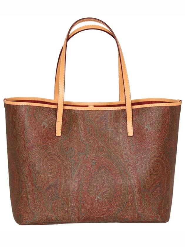 Paisley Medium Shopper Shoulder Bag Brown - ETRO - BALAAN 2