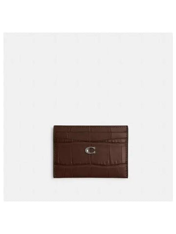 Essential Card Wallet Brown - COACH - BALAAN 1