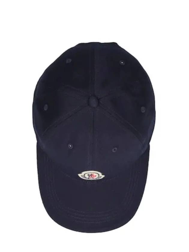 Logo Patch Baseball Cap Hat Navy 3B70700 V0090 742 - MONCLER - BALAAN 4