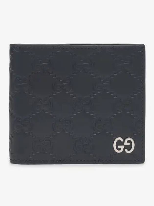 Signature Coin Pocket Half Wallet Black - GUCCI - BALAAN 2