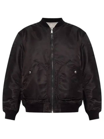 J-Mattan Reversible Bomber Jacket Black - DIESEL - BALAAN 2