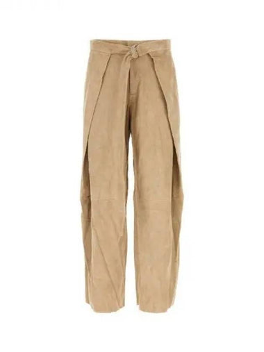 Ami belted suede pants 271365 - AMI - BALAAN 1