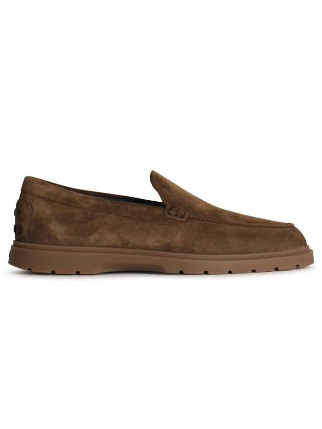 Suede Slipper Loafers Brown - TOD'S - BALAAN 2