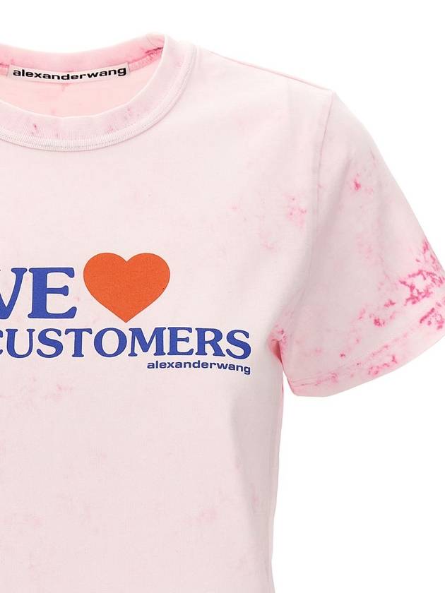 Alexander Wang 'We Love Our Customers' T-Shirt - ALEXANDER WANG - BALAAN 3