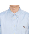 Zebra Patch Long Sleeve Shirt Light Blue - PAUL SMITH - BALAAN 6