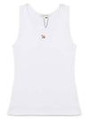 Cotton Baby Tank Top White - MAISON KITSUNE - BALAAN 2