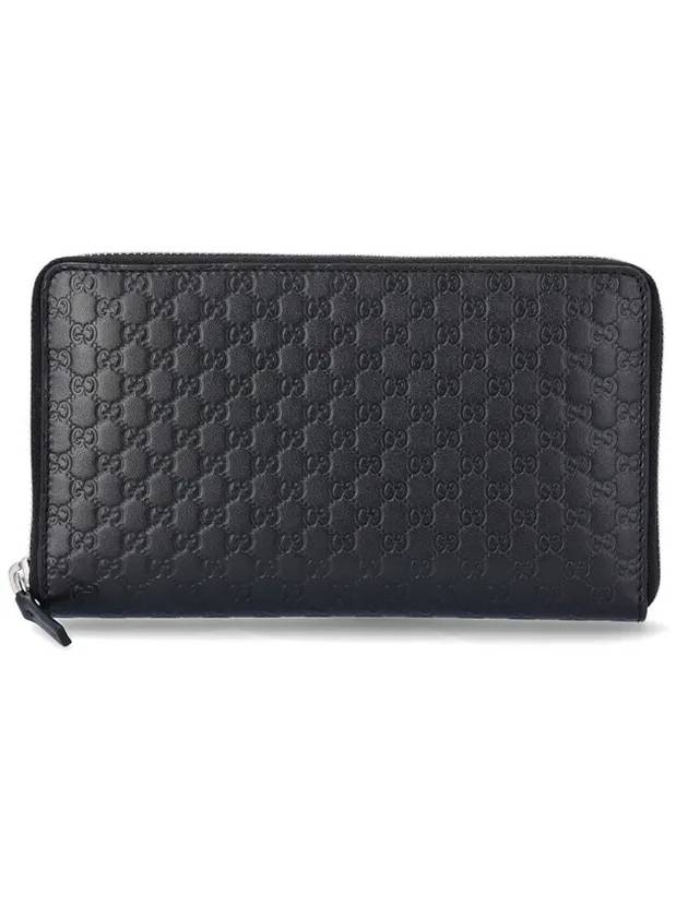 Microssima Zipper Long Wallet Black - GUCCI - BALAAN 1