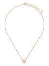 Miller Pave Logo Delicate Necklace Rose - TORY BURCH - BALAAN 3