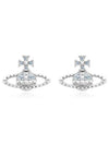 Mayfair Bath Relief Earrings Blue Silver - VIVIENNE WESTWOOD - BALAAN 4