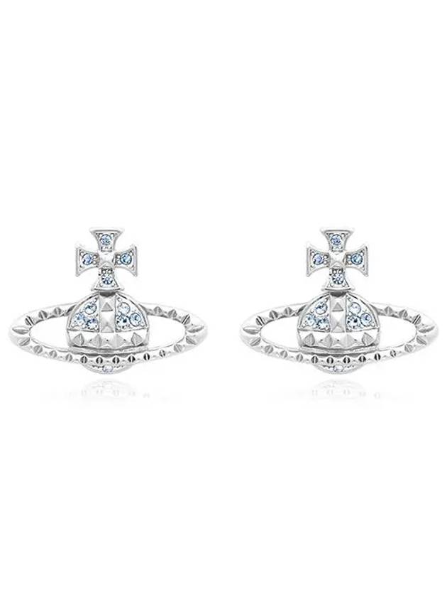 Mayfair Bath Relief Earrings Blue Silver - VIVIENNE WESTWOOD - BALAAN 4