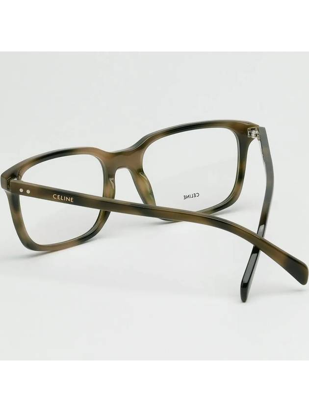 Eyewear Square Glasses Khaki - CELINE - BALAAN 5