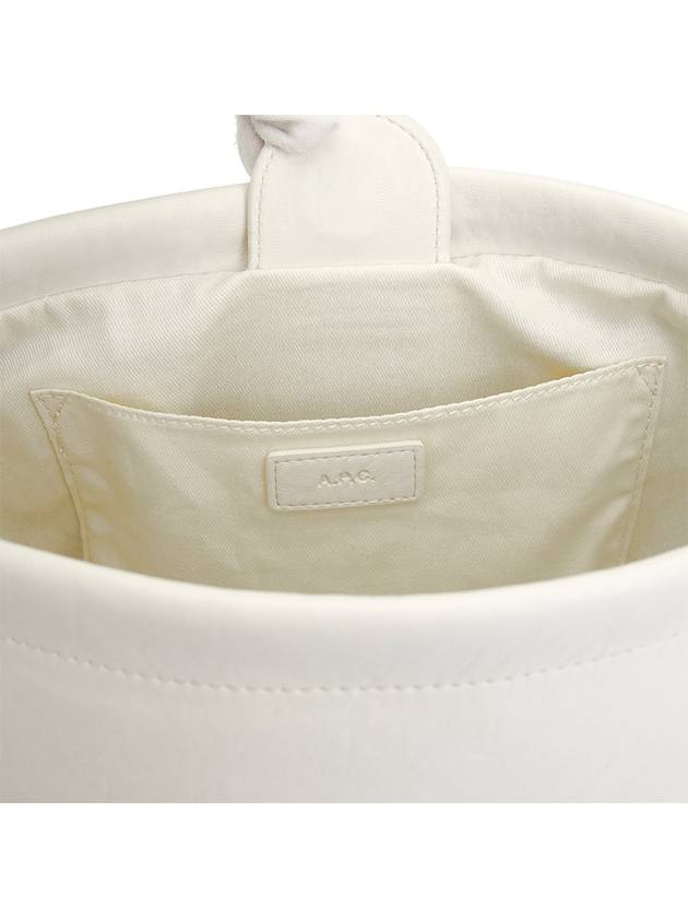 Ninon Logo Bucket Bag White - A.P.C. - BALAAN 9