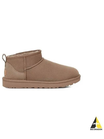 Suede Leather Mini Boots Classic Ultra W Caribou 1116109CRBO - UGG - BALAAN 1