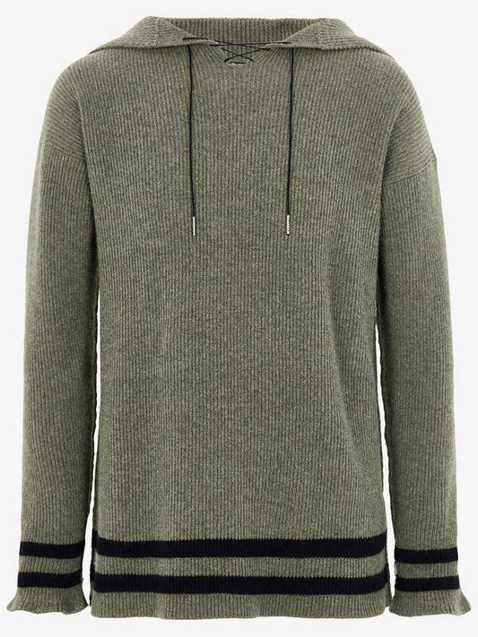 Men's Sailor Wool Knit Top Khaki - MAISON MARGIELA - BALAAN 2