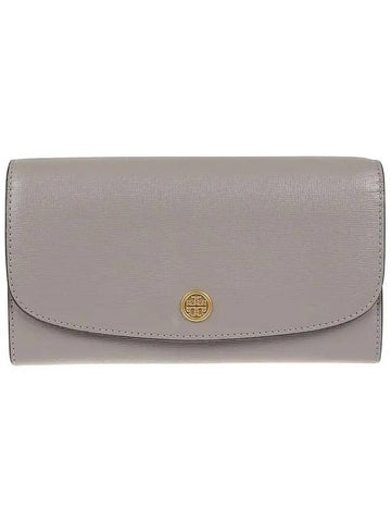 Robinson Chain Long Wallet Grey - TORY BURCH - BALAAN 1