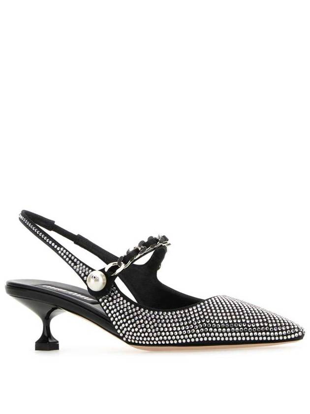 Heel Pumps 5I055EF0452AWL F0002 Silver - MIU MIU - BALAAN 3