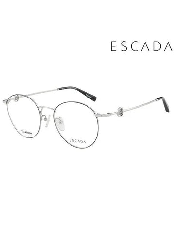 Glasses Frame VES B37F 0583 Round Metal Men Women - ESCADA - BALAAN 1