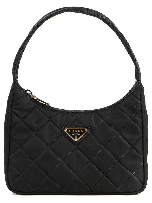 Nylon Quilted Hobo Tote Bag Black - PRADA - BALAAN 2