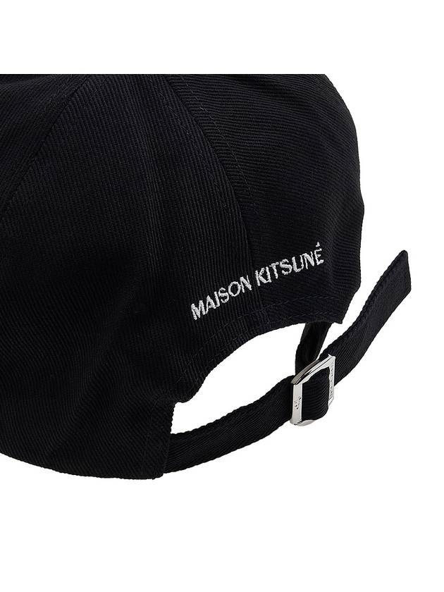 Maison Kitsune Foxhead Embroidered Ball Cap LM06103WW0087 BK - MAISON KITSUNE - BALAAN 9