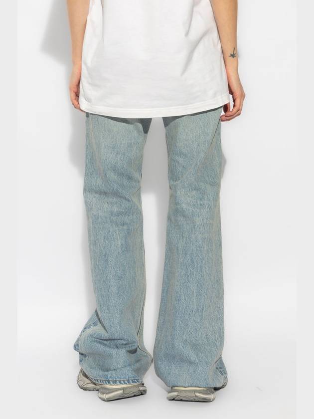 High Waist Wide Leg Jeans Blue - BALENCIAGA - BALAAN 5