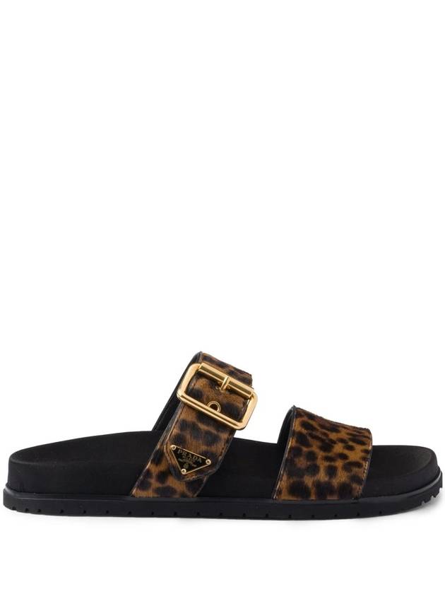 Printed leather slide 1XX715 XRY F0151 - PRADA - BALAAN 2