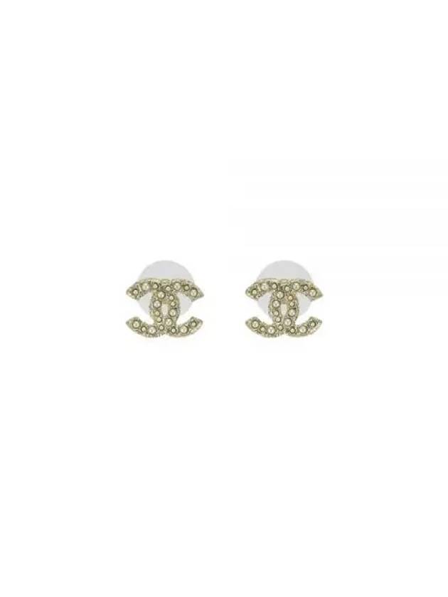 Women's CC Logo Pearl Pearl Earrings Gold - CHANEL - BALAAN 2