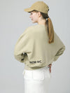 Doyou Know MC Women s Pigment Washing Loose Fit Vintage Beige Sweatshirt DO6242MT32 1 - DOYOUKNOWMC GOLF WEAR - BALAAN 5