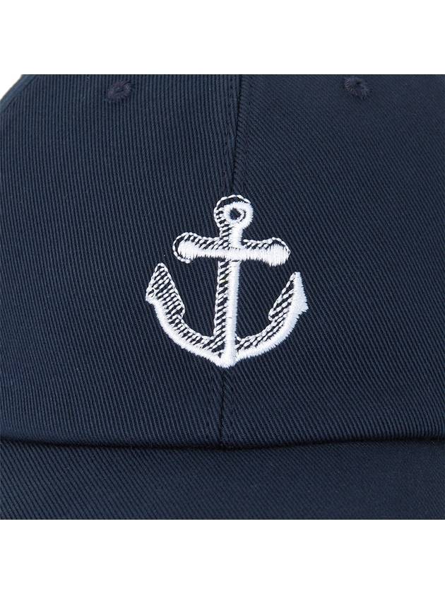 Anchor Classic 6 Panel Ball Cap Navy - THOM BROWNE - BALAAN 7