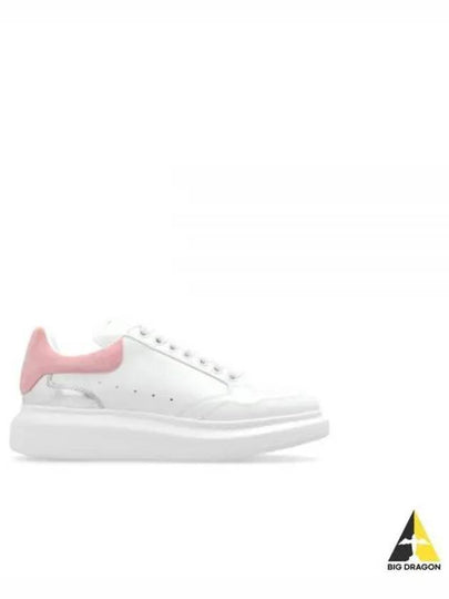 Oversized Pink Tab Low Top Sneakers White - ALEXANDER MCQUEEN - BALAAN 2