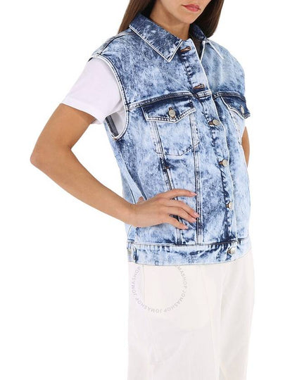 Stella McCartney Ladies Vintage Washed Denim Gilet, Brand Size 40 (US Size 6) - STELLA MCCARTNEY - BALAAN 2