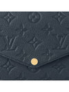 Felicie Pochette Monogram Empreinte Leather Shoulder Bag Navy - LOUIS VUITTON - BALAAN 5