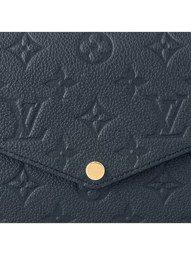 Felicie Pochette Monogram Empreinte Leather Shoulder Bag Navy - LOUIS VUITTON - BALAAN 5