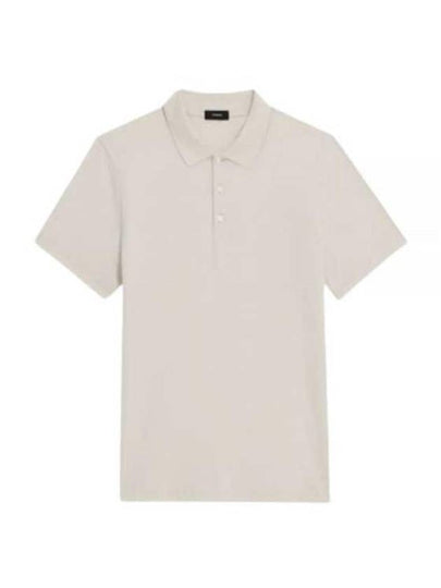 Bronn Cotton Short Sleeve Polo Shirt Beige - THEORY - BALAAN 2