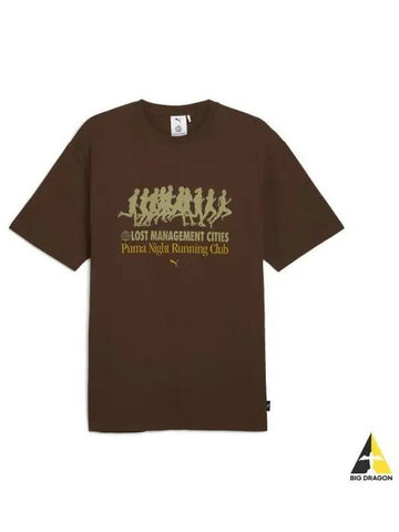 x LMC Graphic Tee Brown 626563 65 - PUMA - BALAAN 1