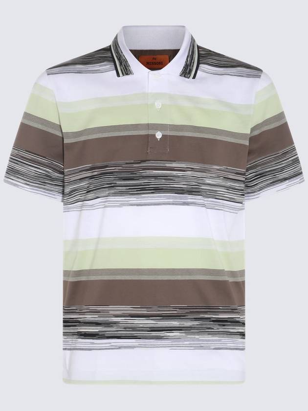 Missoni White Cotton Polo Shirt - MISSONI - BALAAN 1