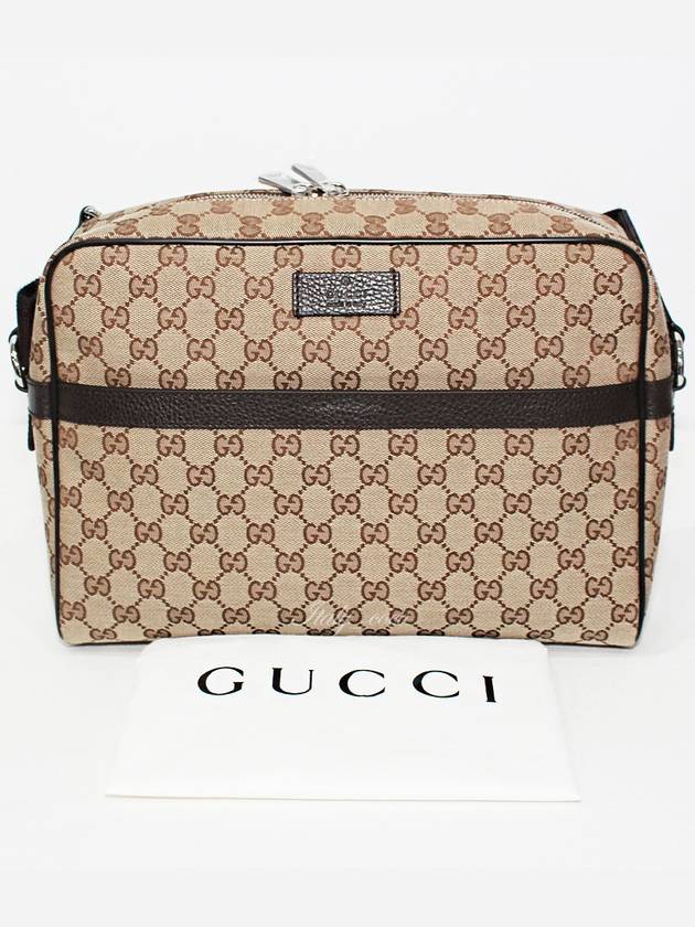 GG Monogram Canvas Messenger Bag Beige - GUCCI - BALAAN 2