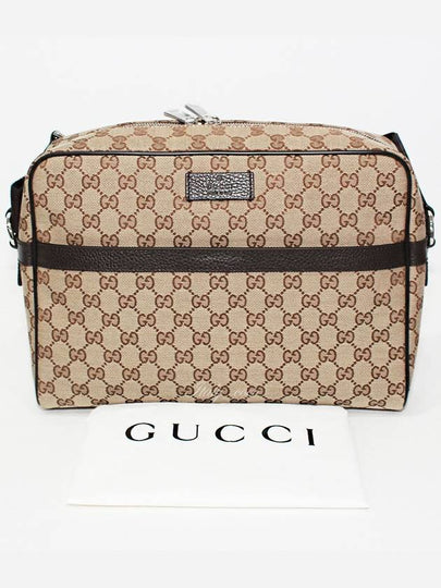 GG Monogram Canvas Messenger Bag Beige - GUCCI - BALAAN 2