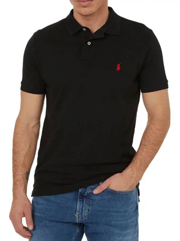 24SS Polo Men's Pony Logo Embroidered Short Sleeve Collar 710782592001 - RALPH LAUREN - BALAAN 2