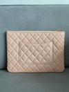 Classic clutch new medium caviar beige pink gold plated A82545 - CHANEL - BALAAN 3