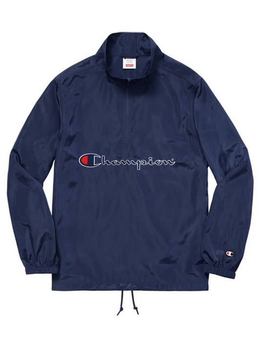 Champion Half Zip Pullover Navy Champion Half Zip Pullover Navy - SUPREME - BALAAN 1