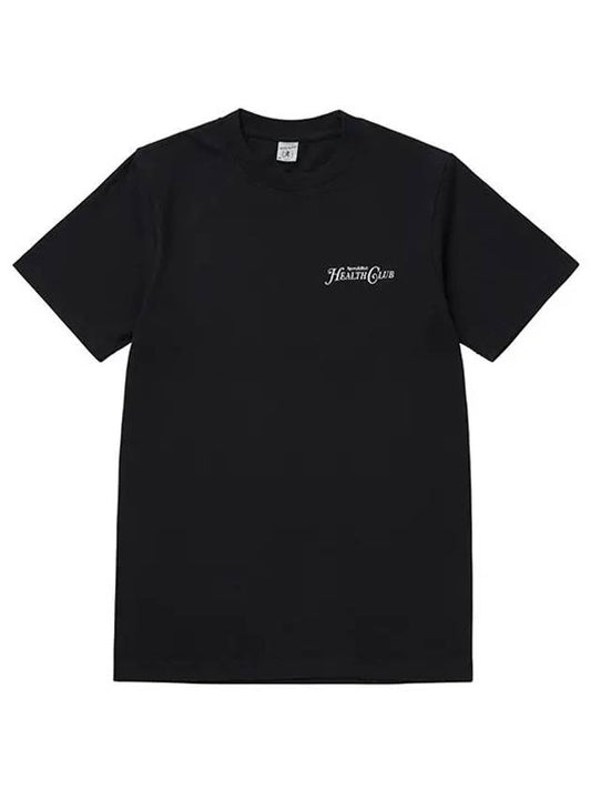 Rizzoli Logo Print Cotton Short Sleeve T-shirt Black - SPORTY & RICH - BALAAN 1