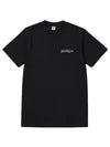 Rizzoli Logo Print Cotton Short Sleeve T-shirt Black - SPORTY & RICH - BALAAN 3