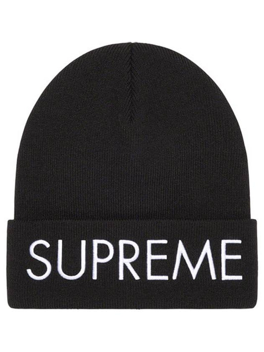 Capital Beanie Black - SUPREME - BALAAN 1